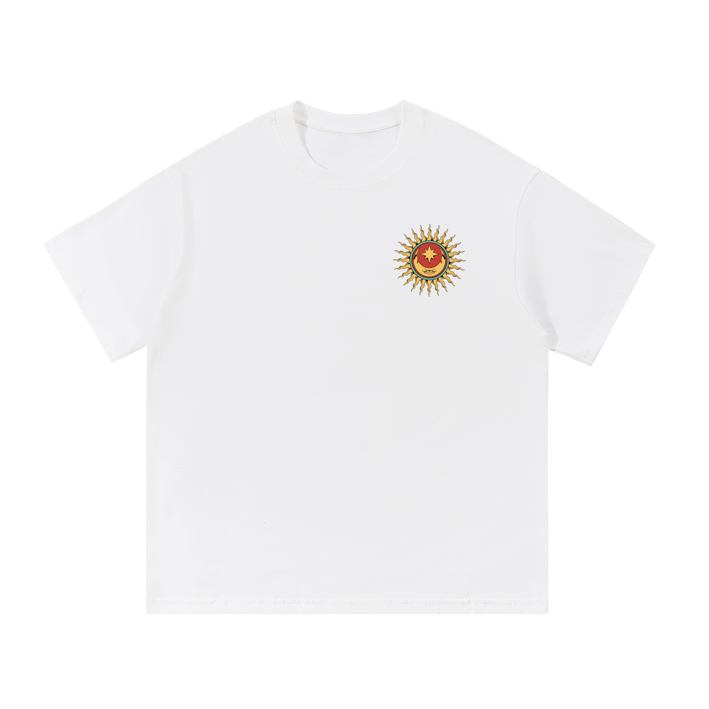 THE SUN, THE MOON, & THE STAR TEE | WHITE
