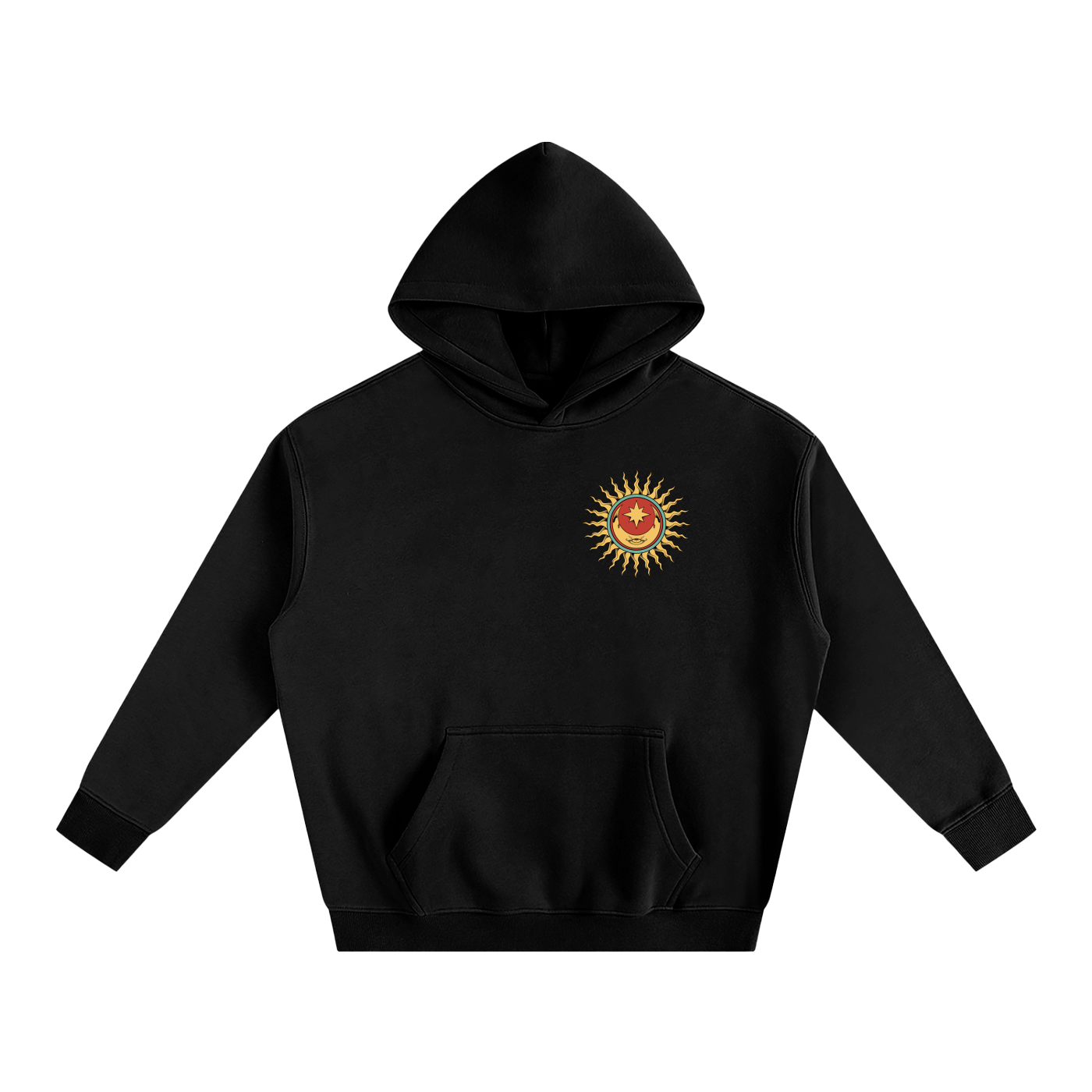 THE SUN, THE MOON, & THE STAR HOODIE | BLACK