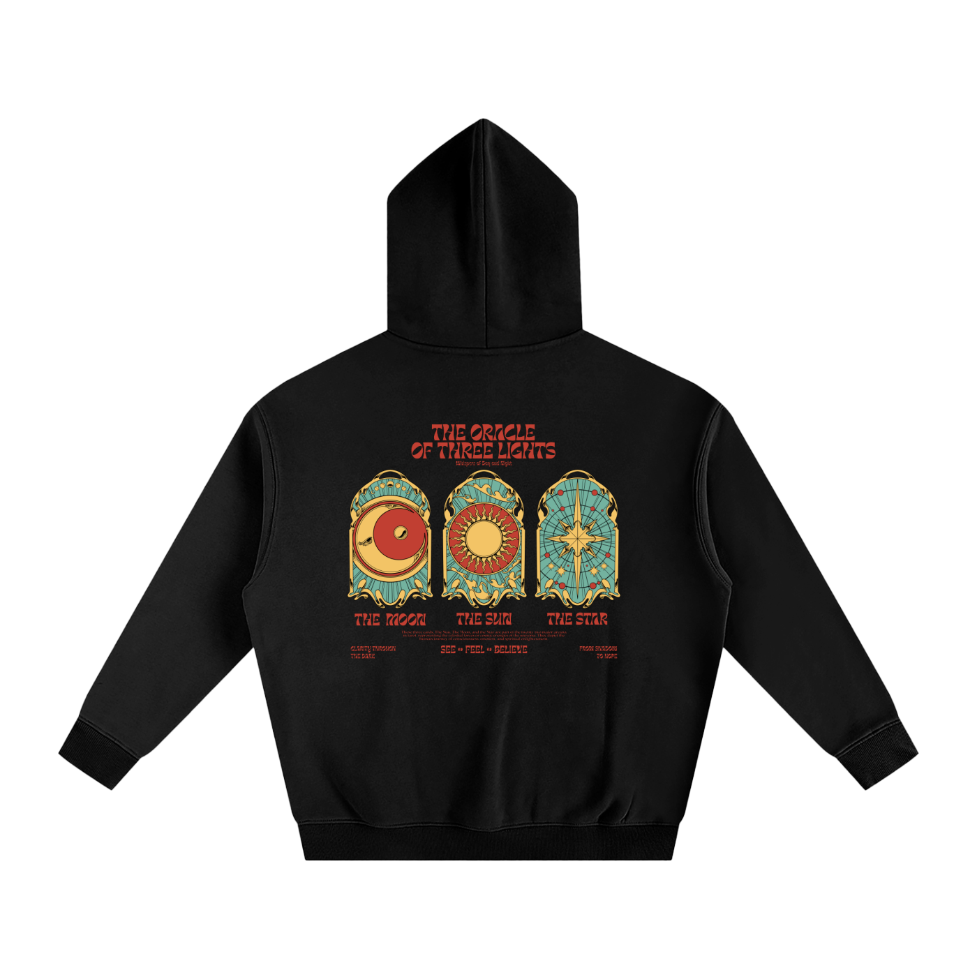 THE SUN, THE MOON, & THE STAR HOODIE | BLACK