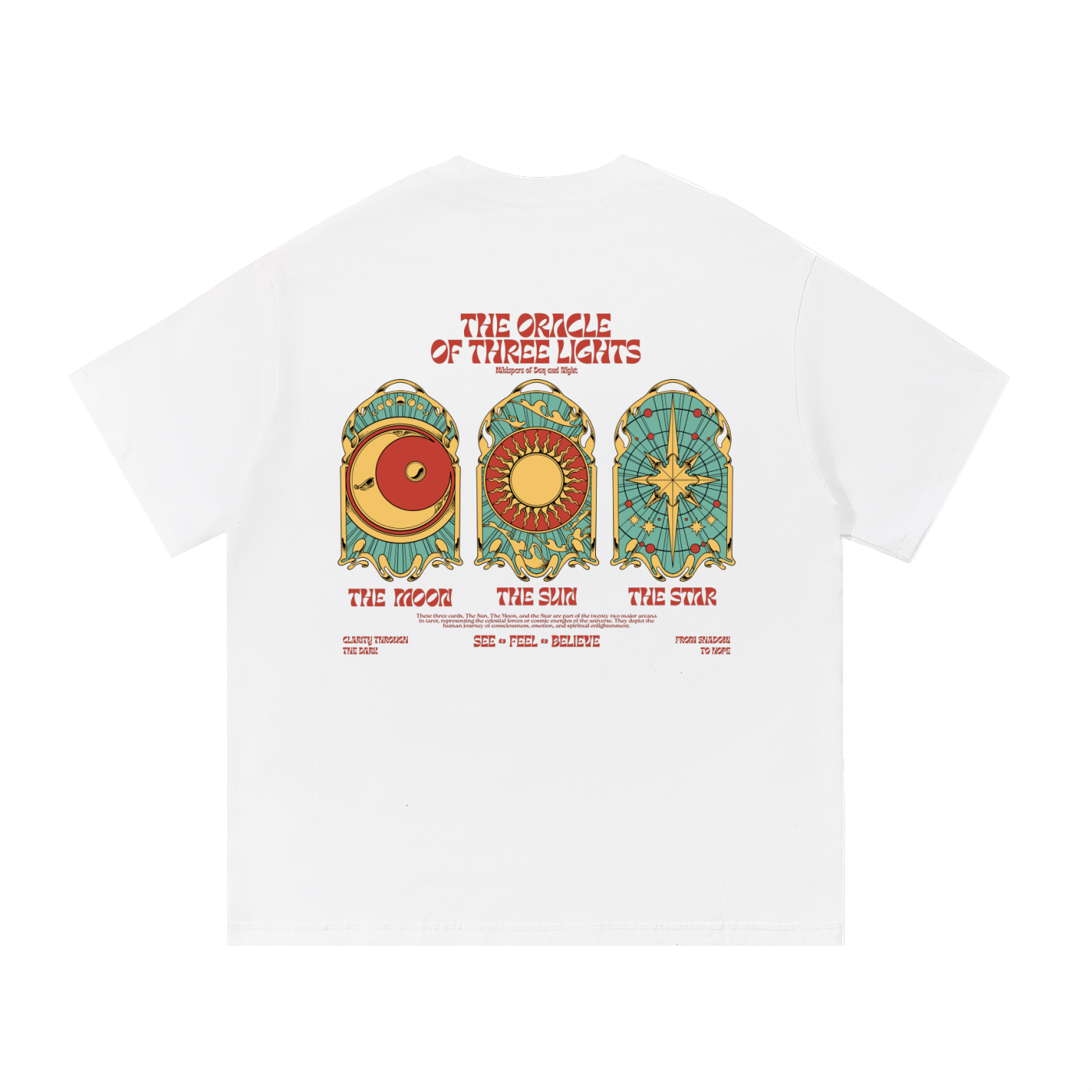 THE SUN, THE MOON, & THE STAR TEE | WHITE